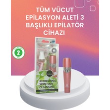 Kont Yumuşak ve Pürüzsüz Cilt Için Epilasyon Seti