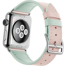 Kont Ally Apple Watch Ultra 49MM 7-8 45MM 6-5-4 44MM Hakiki Deri Kayış Kordon 3-2-1 42MM-(5775)