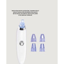 Kont USB Destekli 4 Başlıklı Siyah Nokta Vakum Cihazı – Gözenek Temizleyici ve Cilt Yenileyici Bakım Aleti