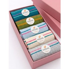 Midlora Kadın Modal Soket Çorap 10’lu Set (35-40 Numara) Bilek Üstü Terletmez Koku Yapmaz Dikişsiz Kutulu