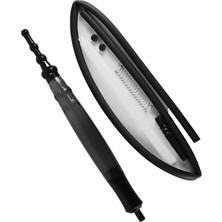 Elenor Nargile Yedek Hazneli Siyah Buzlu Marpuç