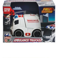 Poçi's World ER-247 Fast Wheels Ambulans Kamyonu -Erdem Oyuncak