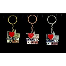 Uravas Store Metal Galata Kulesi Anahtarlık ALK2208