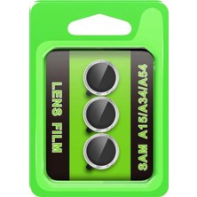 Uravas Store Galaxy A15 4g Raze Metal Kamera Lens - Gümüş