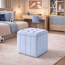 Muba Online Kapitoneli Dilimli “modern Kare Puf | Ayak Dinlendirme Taburesi | Dekoratif ve Rahat Yüksek Kalite”