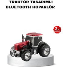 Kont Traktör Tasarımlı Bluetooth Hoparlör 12W Tws Destekli Nostaljik Model