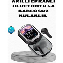 Kont Aktif Gürültü Engelleme Özellikli Kablosuz Kulaklık – Akıllı Ekranlı Şarj Kutusu