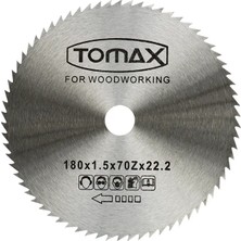 Nemere Ağaç Daire Testeresi (Elmassız) 180X1,5 Diş 70Z