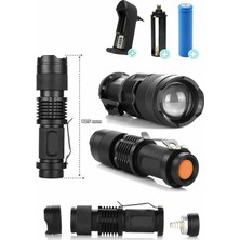 Uravas Store Zoomlu El Feneri Su Geçirmez El Feneri KM82