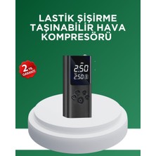 Kont Dijital Lastik Pompası Çok Amaçlı Taşınabilir Kompresör