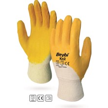 Uravas Store Beybi Kn2 No:9 Sarı Nitril Pamuk Eldiven