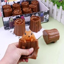MİNGODAN Squishy Sık Bırak Sevimli Sincap Stres Oyuncağı Anti Stres Sincap