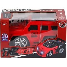 Poçi's World RE210-10A/6A Kutulu Pilli 3D Işıkl.müzkli Jeep-Prs