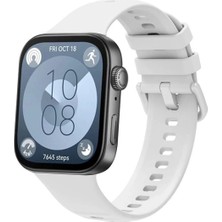 TKÇ Mey Ithalat®  Huawei Watch Fit 3 Klasik Kordon - Beyaz