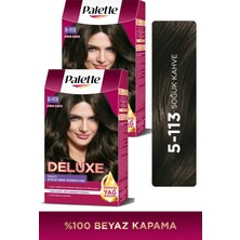Palette Deluxe Saç Boyası 5-113 Soğuk Kahve x 2 Adet