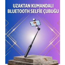 Epilons 130 cm Bluetooth Selfie Çubuğu Işıklı Uzaktan Kumandalı Profesyonel Çekim Standı