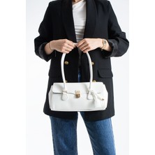 Dev 3 Adam Nçs Baget Kadın Kol Çantası Kapaklı ve Kilit Kapamalı