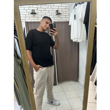 Tuba Toptaş Zincir Desen Triko Erkek Tshirt