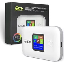 Midcom 4g A8-E Mobil Sim Kartlı Wifi Router 300MBPS Kablosuz 3000MAH Taşınabilir Hotspot Cep Modem