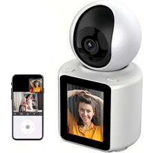 Midcom Aya 3mp Ip Wifi Full Hd Görüntülü Konuşma Özelliği Ekranlı Kamera