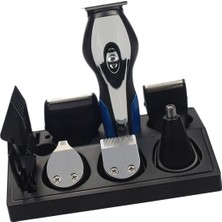 Vıllcase Çok Fonksiyonlu Erkek Saç Kesme Seti USB Şarj Edilebilir Paslanmaz Çelik Bıçaklı Burun ve Kulak Saç Tıraş Makinesi Hareket Halindeyken Yüz Bakımı Için Kablosuz Giyotin