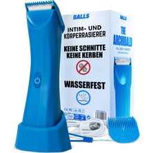 Balls V3 Archibald - Erkekler Için Vücut Için Özel Tıraş Makinesi %100 Su Geçirmez, Kablosuz - Islak/kuru - Erkeklerin Mahrem Bölgesi ve Topları Için Tıraş Makinesi Erkek Tıraş Makinesi