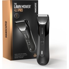 Manscaped® The Lawn Mower® 4.0 Pro - Kasık ve Vücut Tüyü Kesme Makinesi, Skinsafe® Kesme Bıçağı, Su Geçirmez, Usb-C ve Kablosuz Şarj Uyumlu, Erkek Seyahat Kilidi Kurşun Tıraş Makinesi