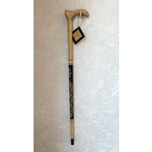 Ahşapdeluxe Desenli Ahşap Baston Stick