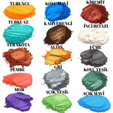 Hobiflex Epoksi Reçine Metalik Sedefli Pigment Toz Boya Seti 15 Renk 150 gr