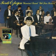 Plak İstasyonu Ferdi Özbeğen Yirminci Sanat Yılı Şan Konseri (Mavi Renkli Baskı) Lp Plak