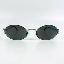 Old Space Vintage Vintage Güneş Gözlüğü – 90’lar Retro Gözlük – Gümüş Metal Çerçeve, Aynalı Cam