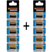 Wilkinson 23A 12V Alkalin Pil 5'li Paket 2 Adet Erpilsan Elektronik