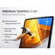 9H Poco Pad 10 12.1 Inç Tamperli Cam Ekran Koruyucu – Kalemle Tam Uyumlu, Sert Hd Şeffaf Cam