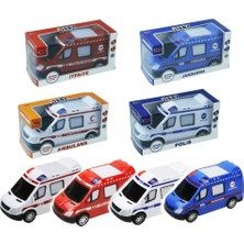 Poçi's World Kutulu Pilli Ambulans, Polis, Jandarma, Itfaiye Araçları