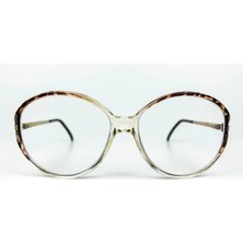 Old Space Vintage Mavi Işık Korumalı Vintage Gözlük – 70’ler Retro – Kahverengi Desenli Kemik Çerçeve