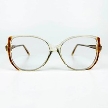 Old Space Vintage Mavi Işık Korumalı Vintage Gözlük – 70’ler Retro – Kahverengi Kemik Çerçeve