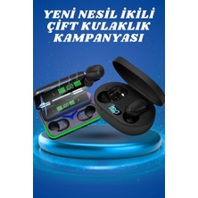 Uravas Store Ikili Bluetooth Kulaklık Dijital Göstergeli Uzun Pil Ömrü Yüksek Ses Kaliteli