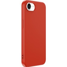Ve Kırmızı iPhone 16E ile Uyumlu Rose Serisi Silikon Kılıf