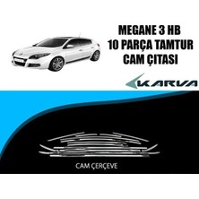 Karva Renault Megane 3 Hb 10 Parça Tam Tur Krom Çerçeve