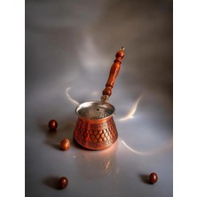Barıtcıoğlu Bakır Cezve Işlemeli 4 Kişilik
