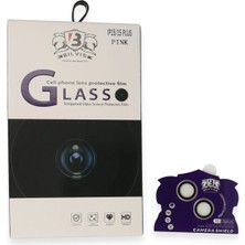 Uravas Store Iphone 15 Bilvis Titan Kamera Lens - Pembe