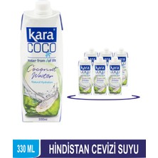 Kara Coco Hindistan Cevizi Suyu 330 ml * 6 Adet