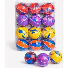 MİNGODAN 12'li Renkli Stres Topu Seti – Sünger El Bilek Egzersiz Topu – Sıkma Topu Duyusal Oyuncak