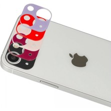 Uravas Store Iphone 13 Rainbow Kamera Lens Koruma Cam - Mor