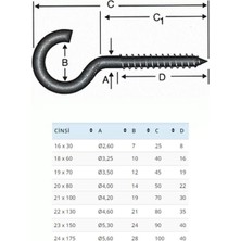 Alvera BA1860 18X60 Açık Piton 10 Adet