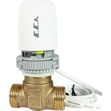 E.C.A Eca 1/2'' (DN15) 2 Yollu Motorlu Fan Coil Vana Seti ( Gövde+ Motor)