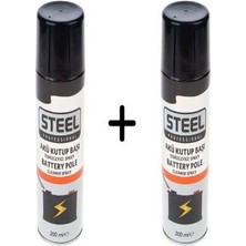 Steel Akü Kutup Başı Temizleyici Sprey 200ML CK-3261 3261 ( 2 Adet ) Erpilsan Elektronik