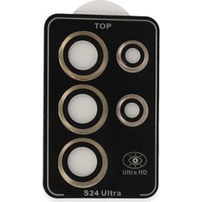 Uravas Store Galaxy S23 Pvd Metal Kamera Lens - Gold