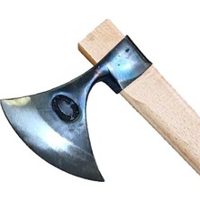 Nemere Karacasu Saplı Ay Balta 90 cm - Dövme Çelikten