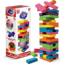 Poçi's World ONY-415 Kutuda Ahşap Renkli Denge Oyunu